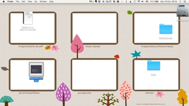 Простая и красивая ОРГАНИЗАЦИЯ рабочего стола твоего компьютера смотреть онлайн