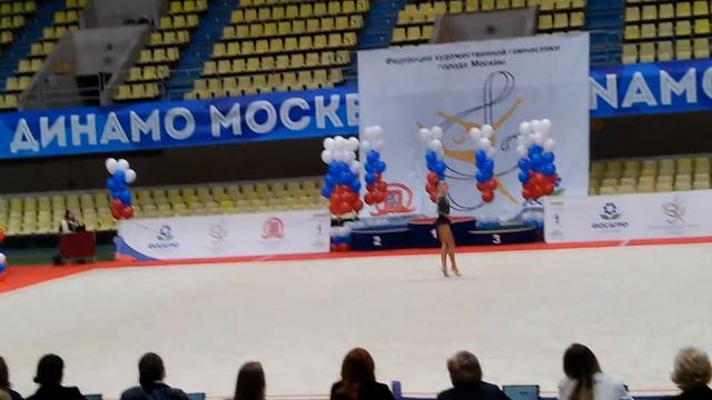 Алина Холостова, мяч,Кубок Москвы-2018, Сдюшор 74 смотреть онлайн