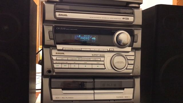 Aiwa CX-ZL10 stereo System from 1999 смотреть онлайн