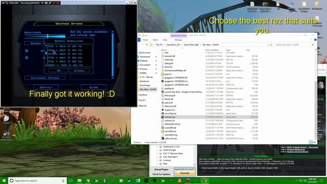 Star Wars: KoTOR - How To Run In 1920 x 1080 Resolution On Windows 10 смотреть онлайн