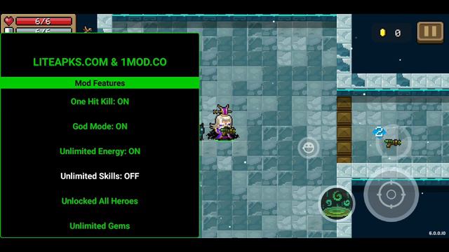 Soul Knight Mod Menu Unlimited Gem Unlimited Energy No CD Latest Version 6.0.0 2024 смотреть онлайн