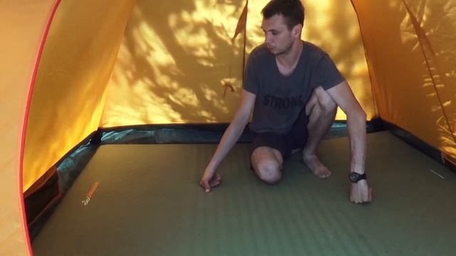 Обзор самонадувающегося коврика Pinguin nomad 50 double смотреть онлайн