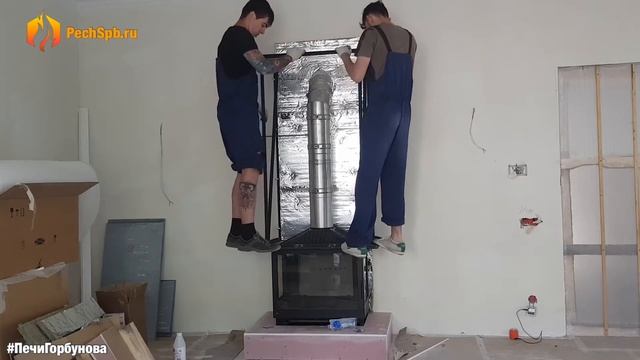 Стальной каркас повышенной прочности для камина своими руками. Монтаж камина от фирмы Печи Горбунов смотреть онлайн