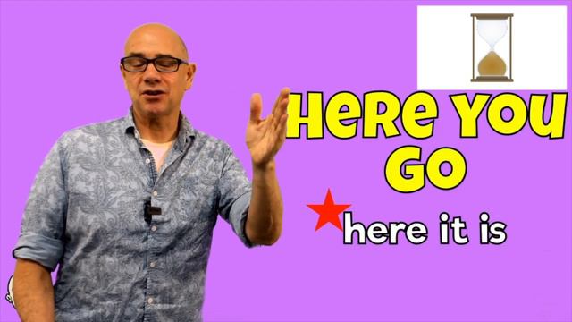 Here You Go - one minute phrase lesson (series #11) | Learn English - Mark Kulek ESL смотреть онлайн
