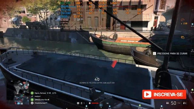 TESTE X5675 + RX 570 BATTLEFIELD 5 MODO CAMPANHA E MULTIPLAYER