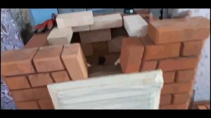 64.Камино-печь 3.5 на 3.5 кирпича.