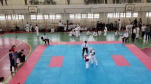 Бои девочки 10-11 лет. Kyokushinkai karate. Первенство города.