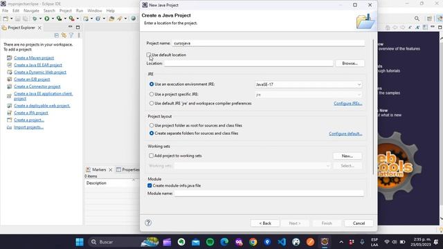 Curso de Java | Como Crear Mi Primer Proyecto Java Usando Eclipse & STS4 смотреть онлайн