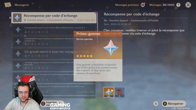 2 NOUVEAUX CODES = 60 PRIMO-GEMMES FACILEMENT !! | Sumeru 3.3 | Genshin Impact смотреть онлайн