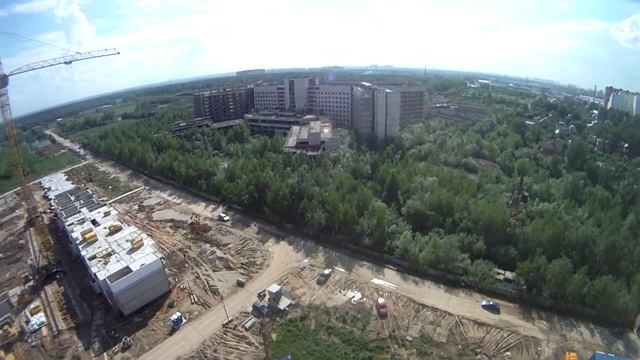 Новостройки микрорайона Центр-2 в Железнодорожном