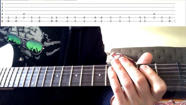 Rammstein - Auslander intro (one gutar version + tabs) смотреть онлайн
