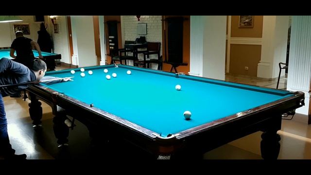 Американка - 7 шаров с разбоя - партия между Сергеем и Андреем смотреть онлайн