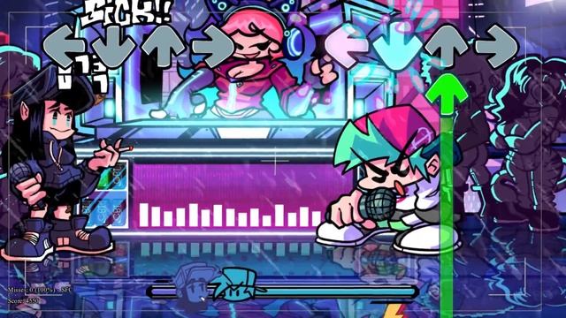 Friday Night Funkin' Baddies FULL WEEK + Cutscenes (FNF Mod/Vs Cassette Girl/Stalker/NekoFreak/Jazz смотреть онлайн
