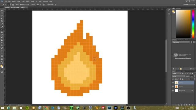Dandroid draws... Basic Photoshop Pixel art! смотреть онлайн