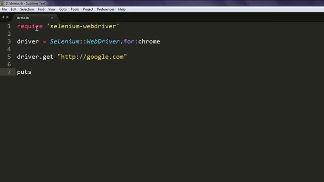 Selenium Ruby Get Current URL смотреть онлайн