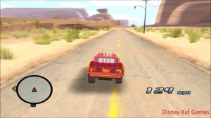 Disney Pixars Cars Movie Game - Crash Mcqueen 129 - Donuts for Lizzie