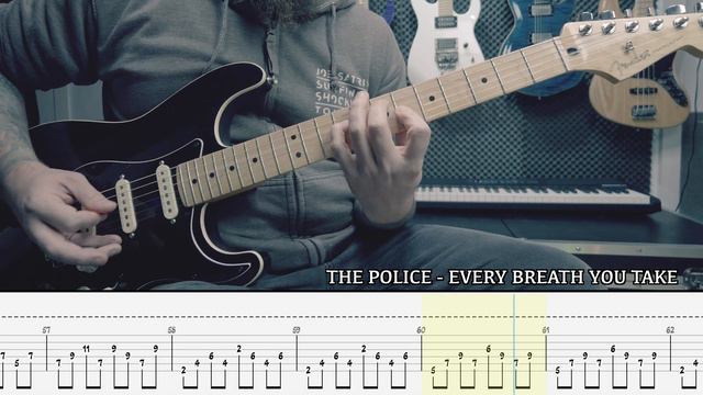 THE POLICE - Every breath you take [GUITAR COVER + TAB] смотреть онлайн