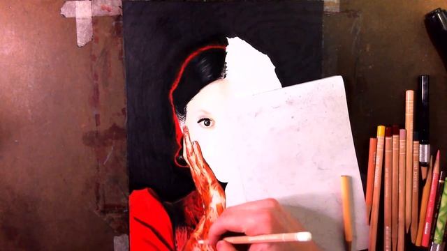 Drawing Time Lapse: Pearl (Mia Goth) смотреть онлайн