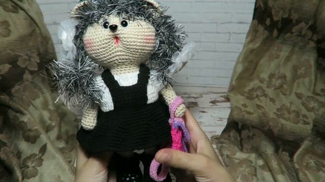 Вязаные ёжики, обзор готовых работ смотреть онлайн