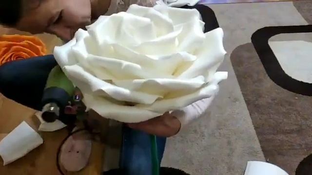 Подарок ручной работы - светящийся цветок/ handmade gift glowing flower. смотреть онлайн