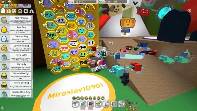 Spend 125K Royal jelly to get mythic Bee | Bee Swarm Simulator смотреть онлайн
