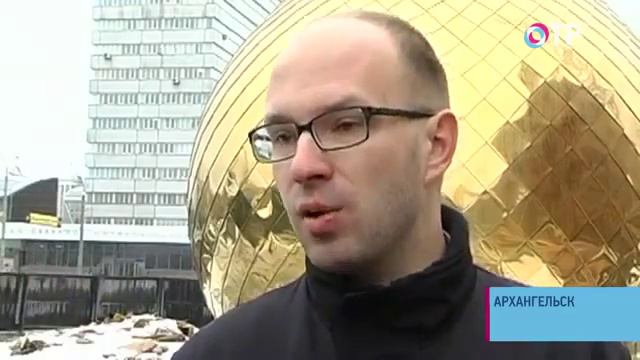 На строящийся кафедральный собор подняли колокол смотреть онлайн