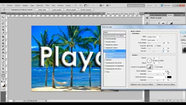PHOTOSHOP CS5 - TEXTO CON IMAGEN DE RELLENO смотреть онлайн