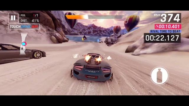 Asphalt 9 Clash Attack Phase - Freefall - Porsche 918 Spyder - 00:22.002 смотреть онлайн