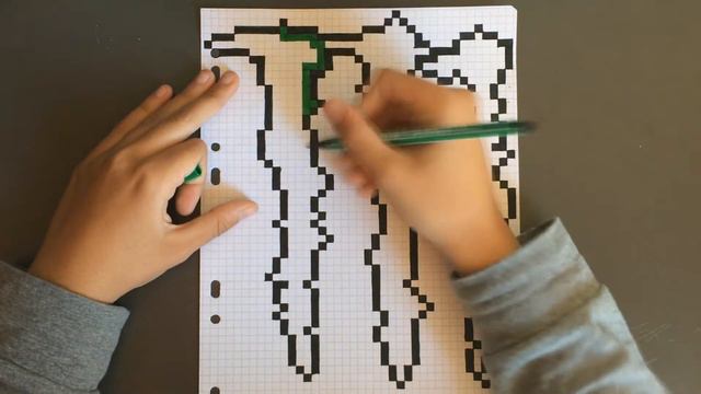 [LOGO] Monster Energy - pixel art смотреть онлайн