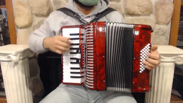 HOHN1304RED - Red Hohner Hohnica 1304-RED Piano Accordion MM 26 48 $699 смотреть онлайн