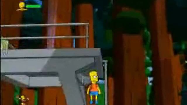 The Simpsons Game Lisa The Tree Hugger Hover Glitch смотреть онлайн