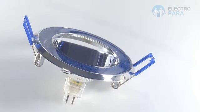 611A SH BL (синий блеск/хром) Electrostandard, обзор точечного светильника. смотреть онлайн