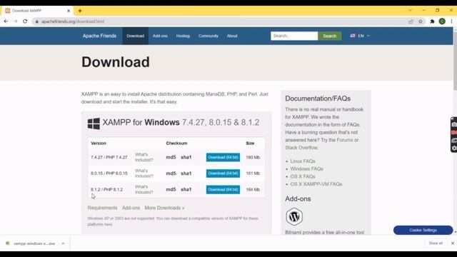 PHP Xampp server and VS code installation смотреть онлайн