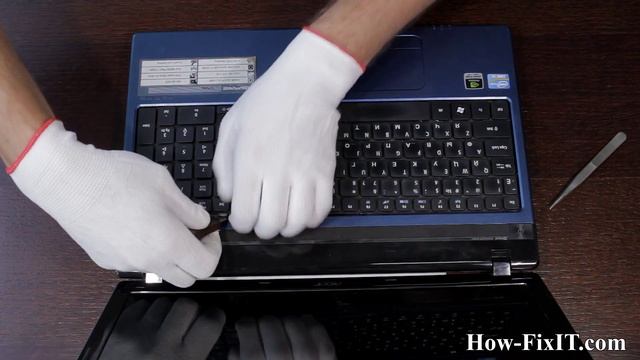 How to replace keyboard on Acer Aspire 5750, 5755, 5750G, 5750Z laptop смотреть онлайн