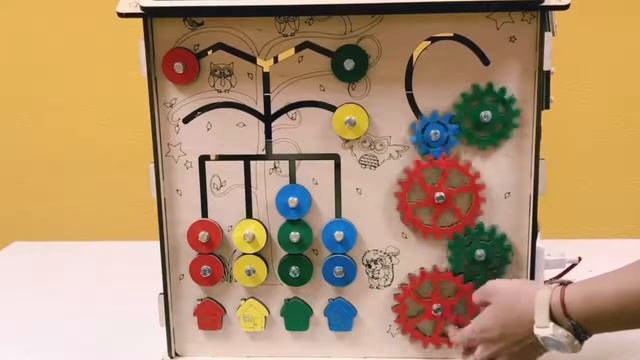 Самый большой и развлекательный наш бизиборд - ?БИЗИДОМ высотой 55 см? смотреть онлайн