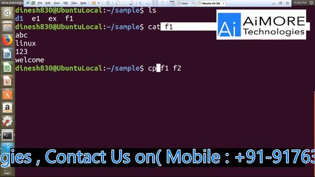 unix tutorial By AiMORE Technologies смотреть онлайн
