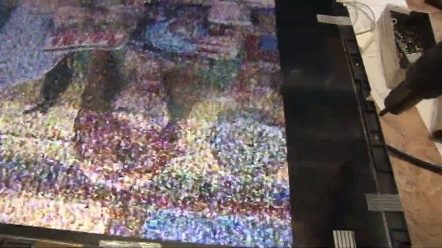 №193.Горизонтальная тёмная полоса на экране телевизора United LTW32W67 диагностика, дефектовка смотреть онлайн