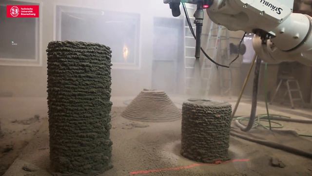 Shotcrete 3D Printing @ DBFL | TU Braunschweig смотреть онлайн