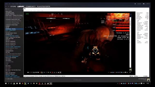 DOOM testing on an AMD A10-7870k APU with 8GB 2133Mhz RAM смотреть онлайн