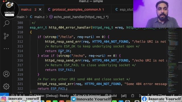 Create a Webserver | Handling HTTP requests(GET, POST, PUT) and Secure URL | ESP-IDF смотреть онлайн