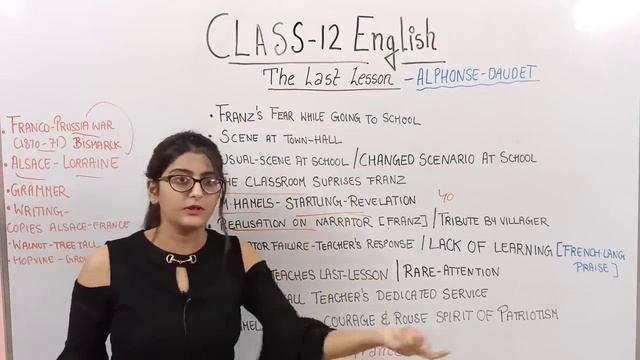 The Last Lesson Class 12 in hindi Detailed Explanation смотреть онлайн