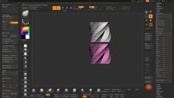 ZBrush - 5. Кастомные IMM и Curve кисти