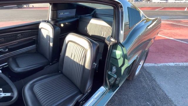 1968 FORD MUSTANG 390 GT BULLITT Steve McQueen Highland Green for sale Castle Motors смотреть онлайн