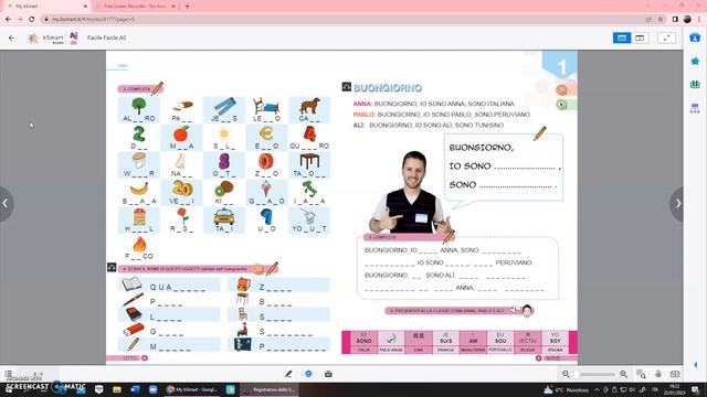 Итальянский язык с носителем, Урок 1.