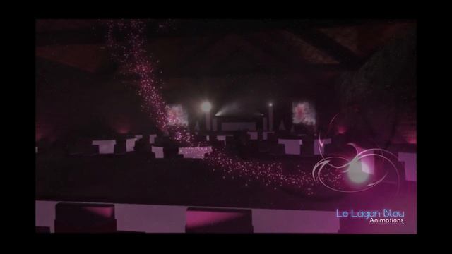 Vue 3D SALLE EN PIERRE LAGON BLEU ANIMATIONS смотреть онлайн