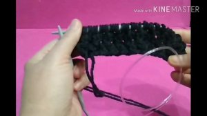 МК для новичков. Мужской шарф-снуд в 2 оборота"рисовой" вязкой за 1,5 часа.