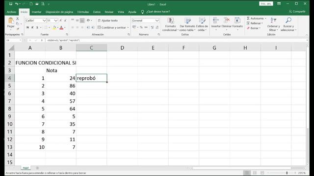 INFO - 18: Excel 11: Función condicional: SI() смотреть онлайн