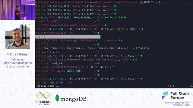 Debugging {php,ruby,anything} as a Linux sysadmin - Mattias Geniar - Full Stack Europe 2019 смотреть онлайн