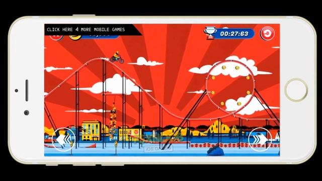 Evel Knievel Video Game - Gameplay iOS HD смотреть онлайн