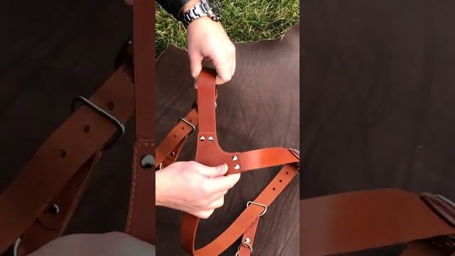 Обзор разгрузки для фотографов из натуральной кожи коньячного цвета смотреть онлайн